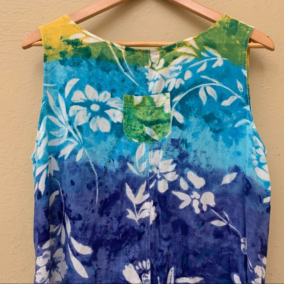 Meant To Be | MTB | Multi-Colored Dress with White Floral Designs - Picture 8 of 16